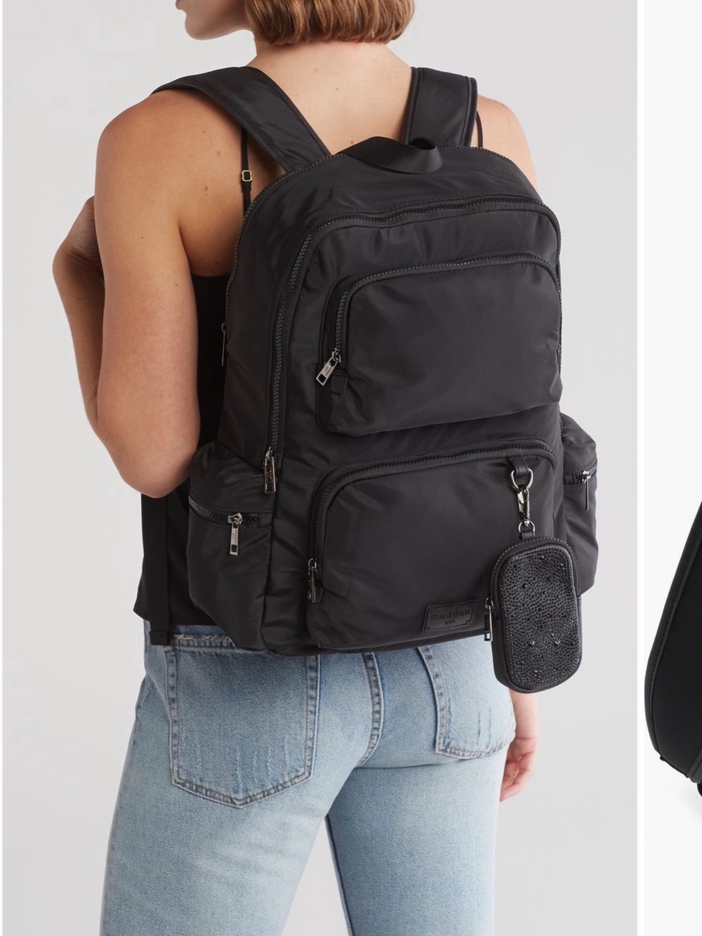 Madden Girl Black Backpack